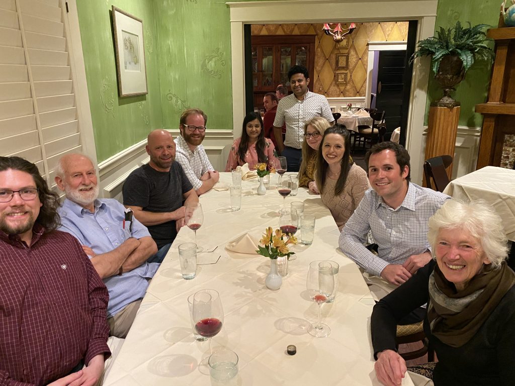 Athrey lab and friends with some special guests