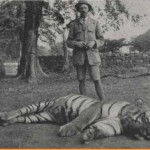Corbett with the dead Bachelor of Powalgarh